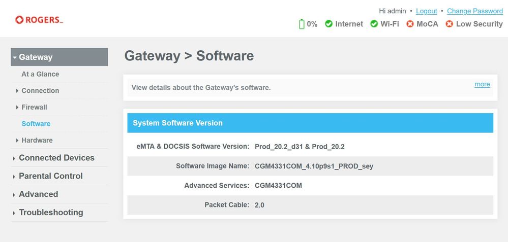 Rogers Ignite Gateway Modem XB7 Firmware - 2021 08 25.JPG