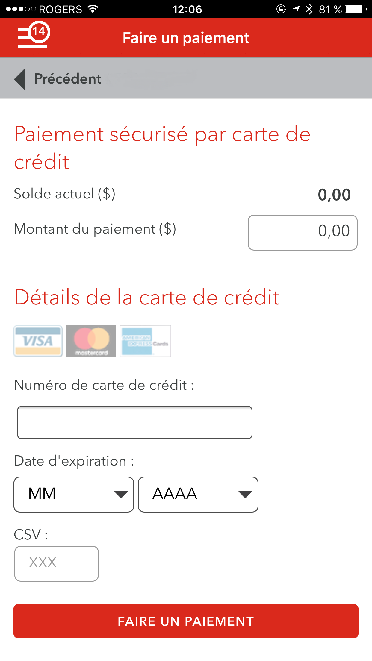MyRogers App - Payment Screen - No Account Numer - French.png